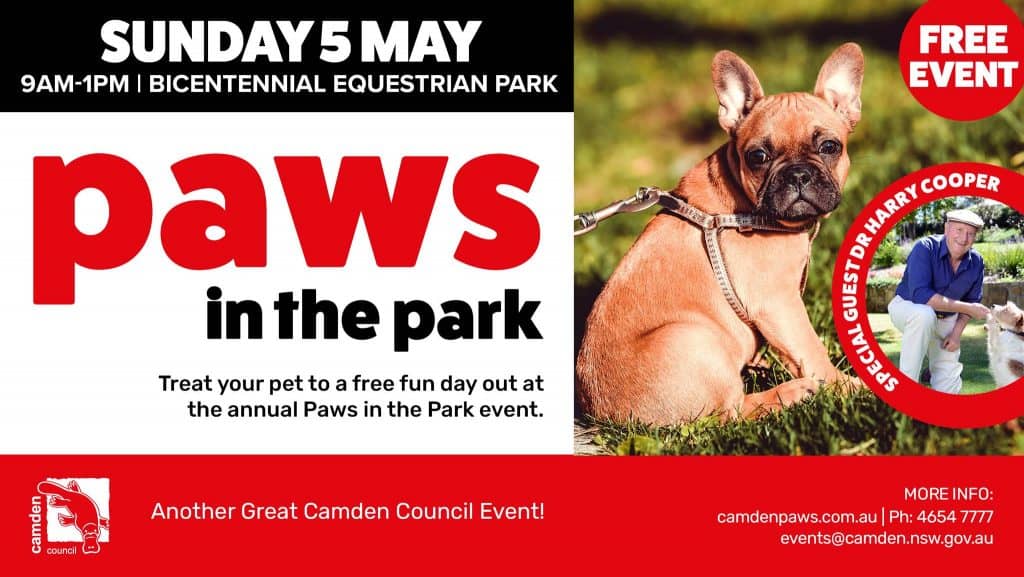 Paws In the Park Event